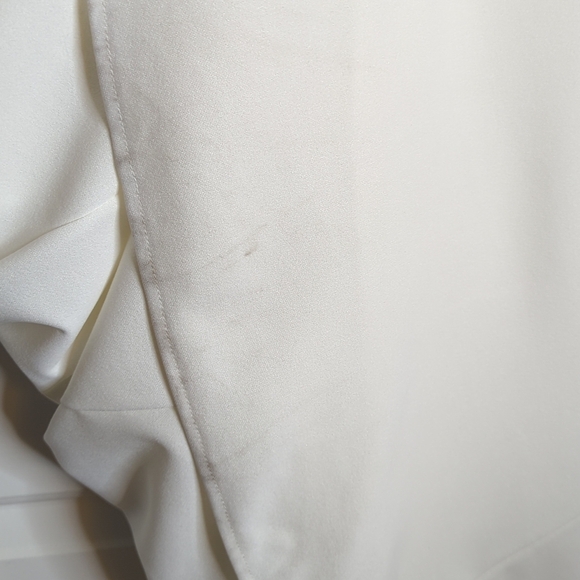 Lulus Celina White Beaded Maxi Dress Formal Prom Wedding NWT Size M - Picture 7 of 14